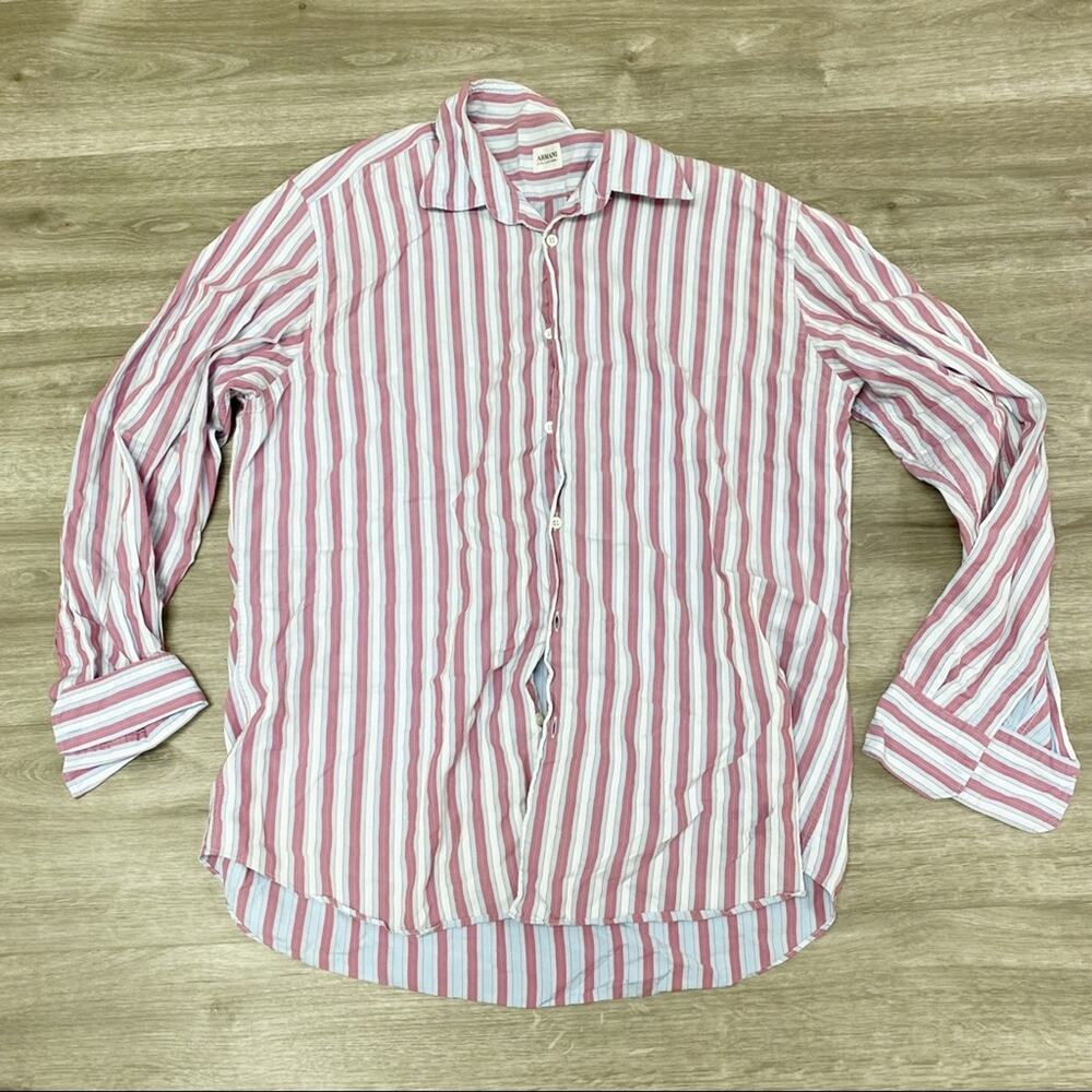 Armani Collezioni Men's Button-down Dress Shirt XXL